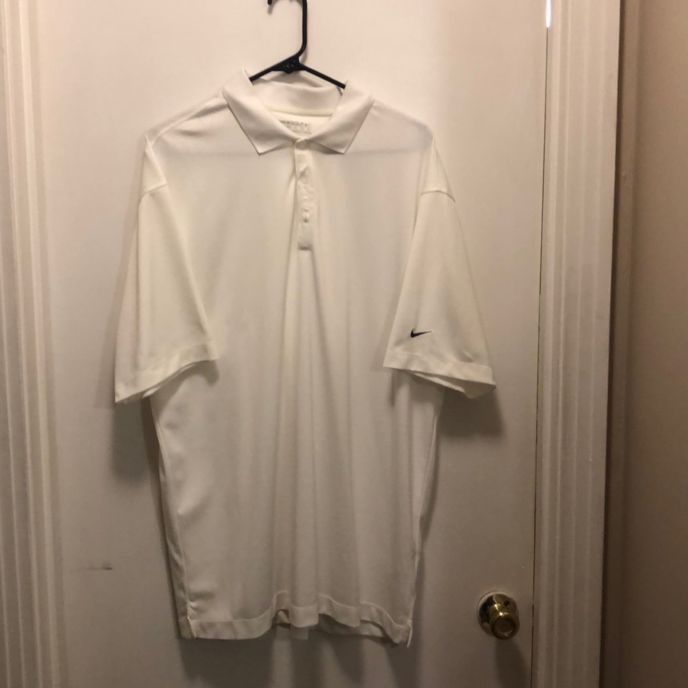 Men’s Nike Golf Fit Dry White Shirt XL